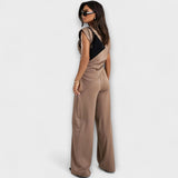 Michaela - Asymmetrische set met dramatische schouders