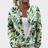 Francisca – Herfstbloemen cardigan