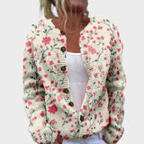Catarina - Herfstbloemige cardigan