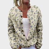 Camila – Herfstbloemen cardigan