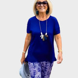Żaneta – Elegante set met een aansluitend top en losse broek
