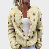 Bianca – Herfstbloemen cardigan