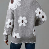 Belinha - Elegante blouse met V-hals en bloemenpatroon