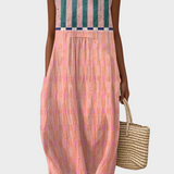 Louise - Zorgeloze Midi Jurk