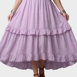 Katia - Maxi Jurk met Halter en Ruffles