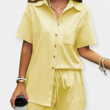 Karolína - Comfortabele set met een shirt en shorts