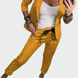 Ella - Dames losse broekset met blazer