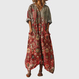 Maxi-jurk met Kleurrijk Patroon