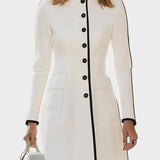 Ksenia – midi jurk contrast