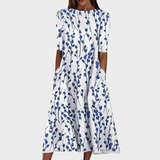 Sela – Midi Jurk met Zeeuwse Bloemen