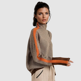 Elżbieta - Sweatshirt met hoge kraag