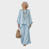 Beata - Elegante Linnen Kleding Set in Twee Delen