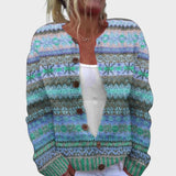 Isabel - Herfstbloemen cardigan