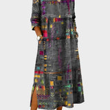 Inaya - Jeansjurk met etnisch patchwork