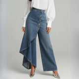 Amelia - Wikkel Denim Broek