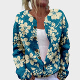 Mariana - Herfstbloemige cardigan