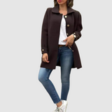 Martina - Klassieke oversized jas met knopen