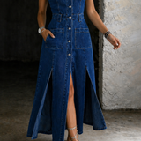 Camille - Open Front Vest Jurk