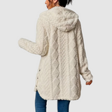 Štěpánka - Plus size cardigan met capuchon
