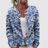 Josefína - Cardigan met bloemenpatroon
