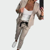 Ella - Dames losse broekset met blazer