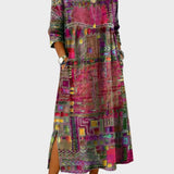Inaya - Jeansjurk met etnisch patchwork