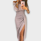 Lena - Elegante jurk met blote schouders