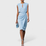 Olena – Elegante midi wikkeljurk