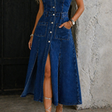 Camille - Open Front Vest Jurk