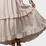 Katia - Maxi Jurk met Halter en Ruffles