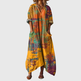 Maxi-jurk met Kleurrijk Patroon