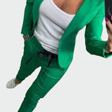 Ella - Dames losse broekset met blazer
