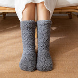 Fleur | Dubbelzijdige fleece huissokken (2 paar)