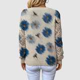 Meda - Elegante trui met bloemenpatroon