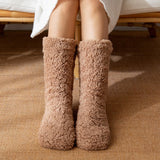 Fleur | Dubbelzijdige fleece huissokken (2 paar)