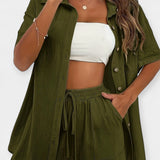 Marie - Set van een blouse en shorts