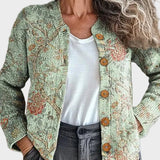Jemrose™ | Cardigan met plantaardige print