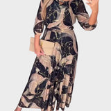Anna - Elegante chiffon jurk