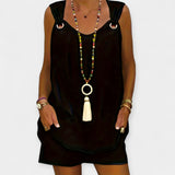 Laura - Set van mouwloze blouse met shorts