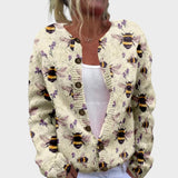 Alice - Herfstbloemen cardigan