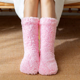 Fleur | Dubbelzijdige fleece huissokken (2 paar)