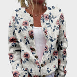 Laura - Herfstbloemen cardigan