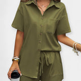Karolína - Comfortabele set met een shirt en shorts