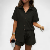 Karolína - Comfortabele set met een shirt en shorts