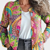 Ivanka™ - Cardigan met artistiek patroon