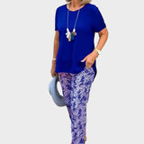 Żaneta – Elegante set met een aansluitend top en losse broek