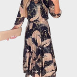 Anna - Elegante chiffon jurk