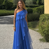 Talia - Maxi Jurk met Cascadende Volants