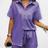 Karolína - Comfortabele set met een shirt en shorts