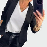 Ella - Dames losse broekset met blazer